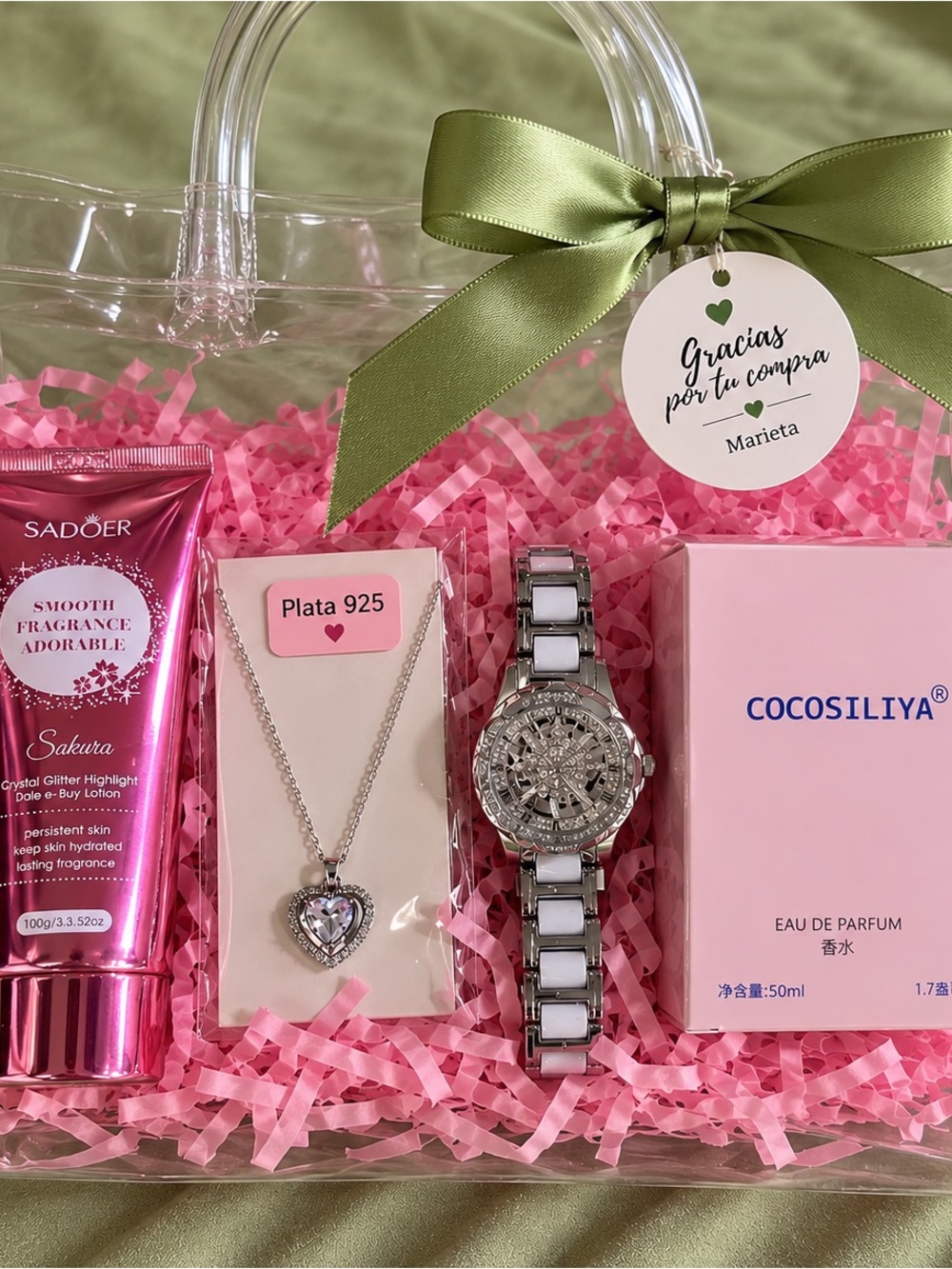 COCOSILIYA Silver and White Women's Bracelet Watch - Elegant Crystal Dial